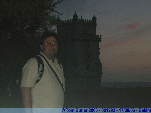 Photo ID: 001292, In front of the Belm tower, Belm, Portugal