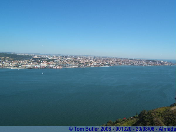 Photo ID: 001320, The view from the top of the Cristo Rei, Almada, Portugal