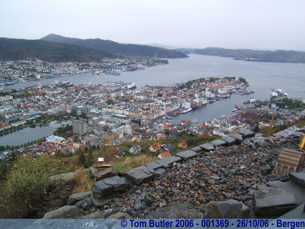 Photo ID: 001369, The view from the top of Mount Flyen, Bergen, Norway