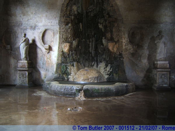 Photo ID: 001512, 2,000 year old water feature on the Palatine Hill, Rome, Italy