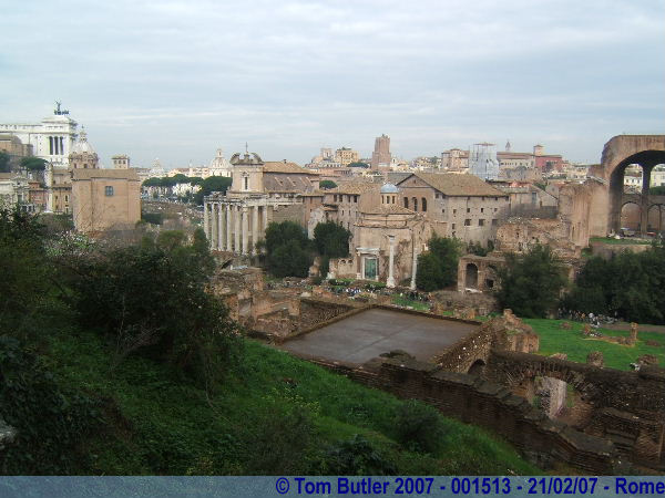 Photo ID: 001513, The Roman Forum seen from the Palatine Hill, Rome, Italy