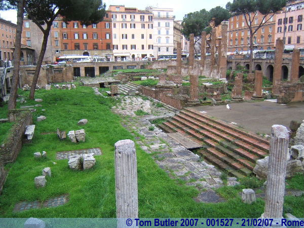Photo ID: 001527, Ruins at the Lagos Argentina, now a cat sanctuary, Rome, Italy