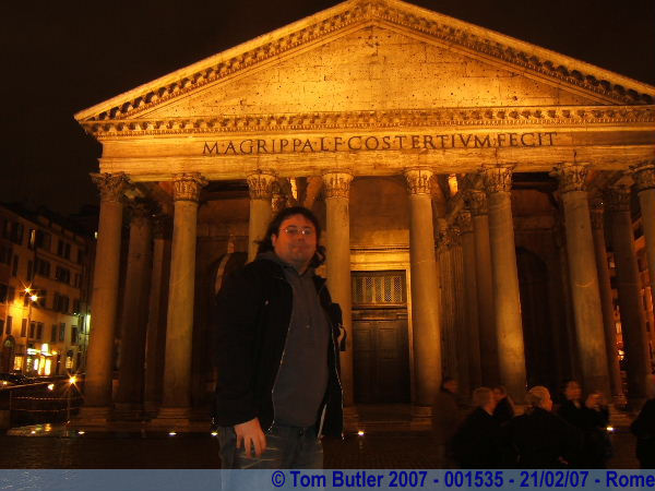 Photo ID: 001535, Outside the Pantheon, Rome, Italy
