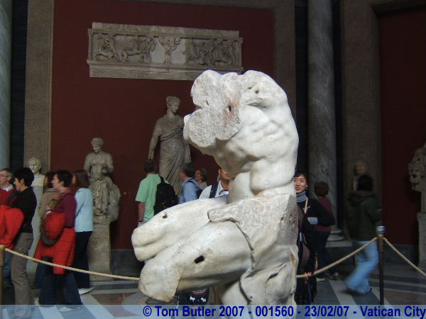 Photo ID: 001560, The torso, the inspiration for The Thinker, Vatican Museums, Vatican City
