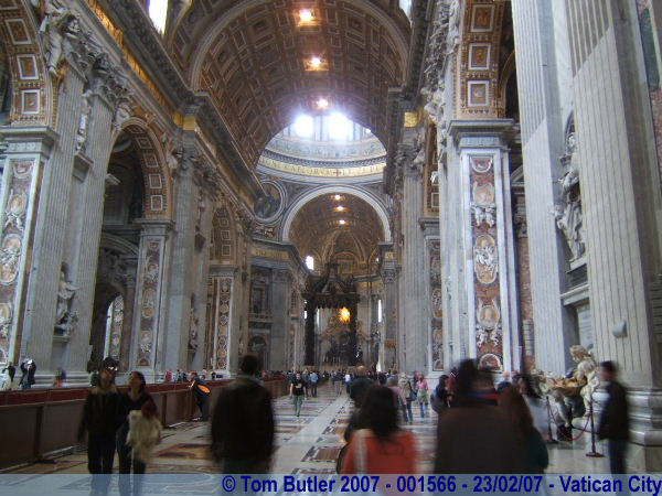Photo ID: 001566, Inside St Peters Basilica, St Peters Basilica, Vatican City