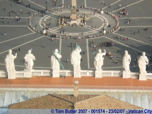 Photo ID: 001574, The Saint's around St Peters Square, St Peters Basilica, Vatican City