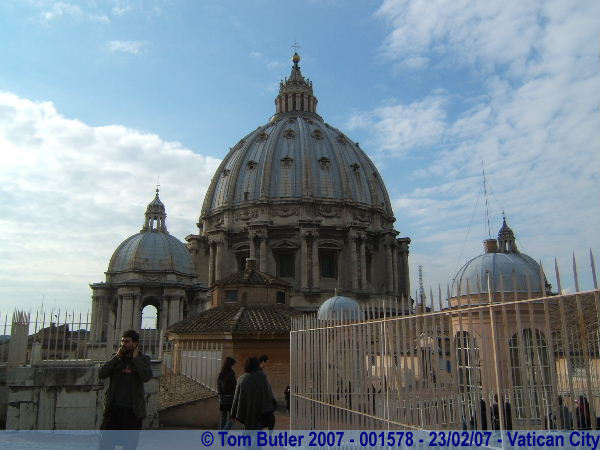 Photo ID: 001578, The roof of St Peters, St Peters Basilica, Vatican City