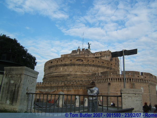 Photo ID: 001580, Castle St Angelo (part of the Vatican) seen from Rome, Rome, Italy