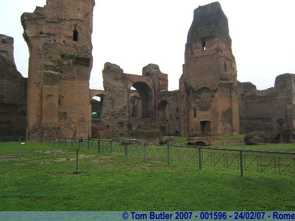 Photo ID: 001596, The remains of the baths of Caracalla, Rome, Italy