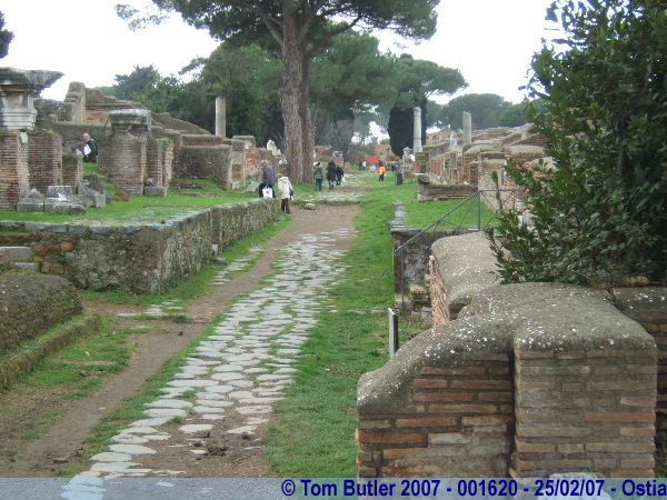 Photo ID: 001620, The main road leading through Ostia, Ostia, Italy