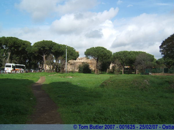 Photo ID: 001625, Castle, just outside the archaeological park, Ostia, Italy