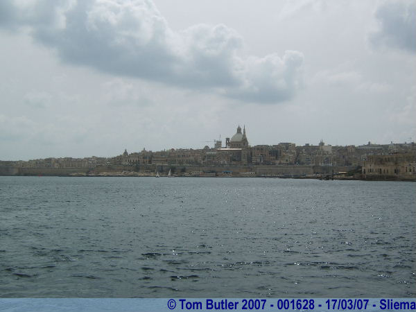 Photo ID: 001628, Looking across Marsamxett Harbour to Valletta, Sliema, Malta