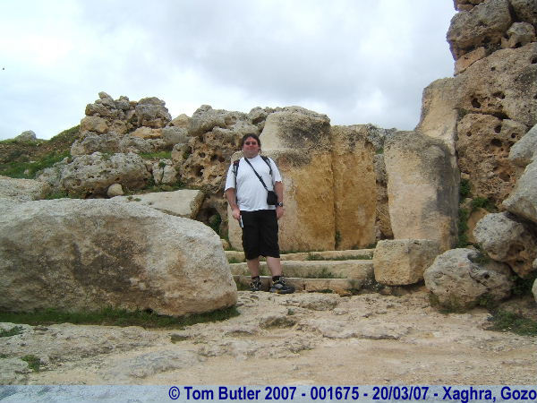Photo ID: 001675, Inside the Ggantija temples, Xaghra, Gozo, Malta