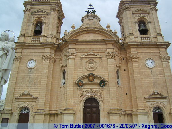 Photo ID: 001678, The church in Xaghra, Xaghra, Gozo, Malta