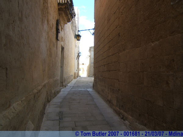 Photo ID: 001681, The lanes in the silent city of Mdina, Mdina, Malta