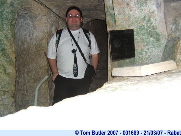 Photo ID: 001689, Inside the Catacombs, Rabat, Malta