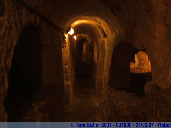 Photo ID: 001690, Inside the Catacombs, Rabat, Malta