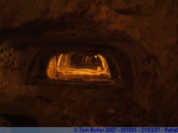 Photo ID: 001691, Inside the Catacombs, Rabat, Malta