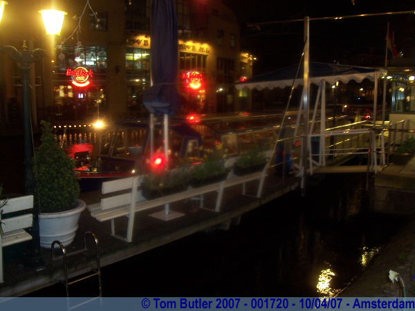 Photo ID: 001720, The night canal boat, Amsterdam, Netherlands