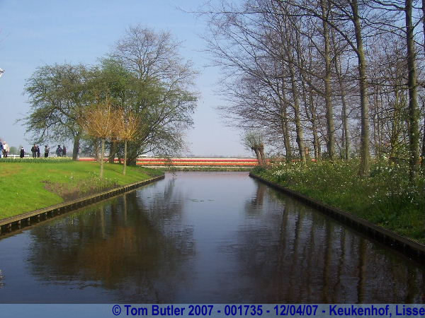 Photo ID: 001735, Canal and Bulb fields, Keukenhof, Lisse, Netherlands