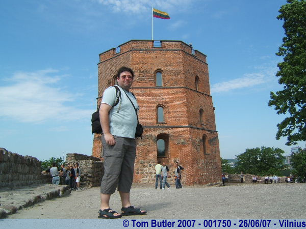 Photo ID: 001750, In front of Gediminas Tower, Vilnius, Lithuania