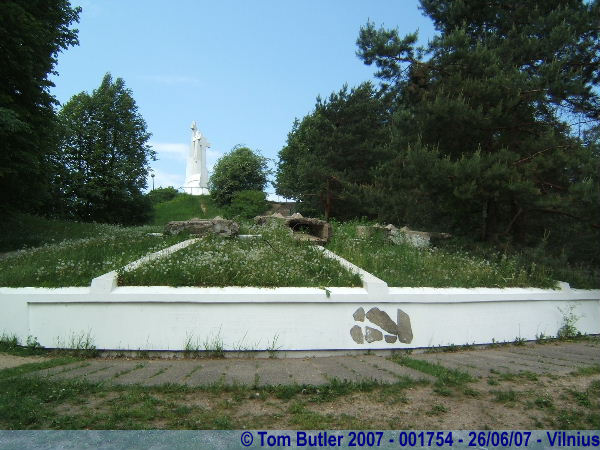 Photo ID: 001754, The current three crosses, and the remains of the originals, destroyed by the Soviets, Vilnius, Lithuania