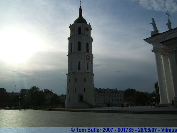 Photo ID: 001785, The cathedral bell tower, Vilnius, Lithuania
