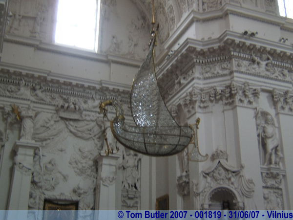 Photo ID: 001819, Inside Saints Peter and Paul, Vilnius, Lithuania