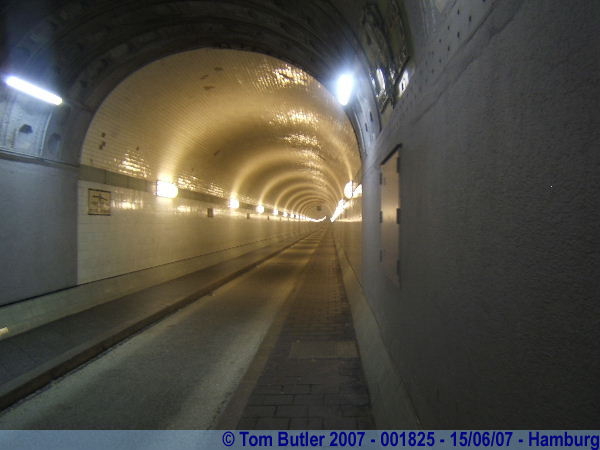 Photo ID: 001825, Inside the Elbe Tunnel, Hamburg, Germany