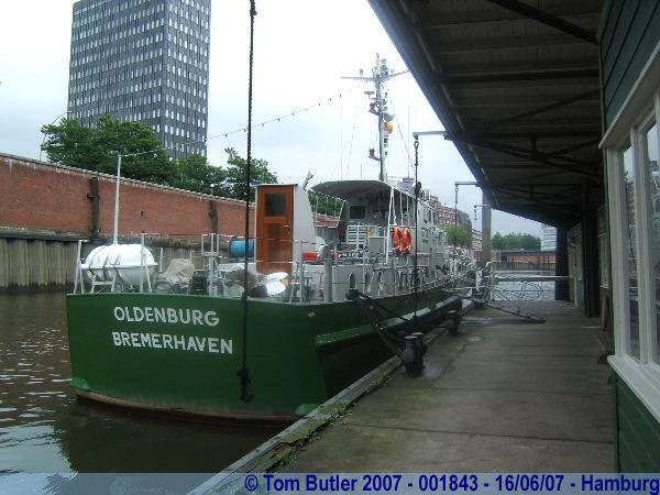 Photo ID: 001843, The Customs museum boat, Hamburg, Germany