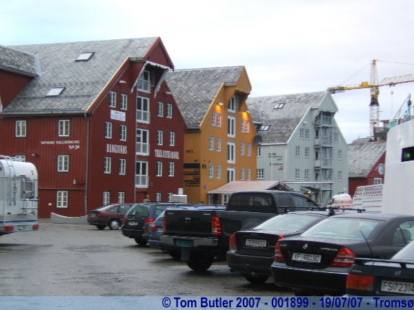 Photo ID: 001899, Wharf side buildings, Troms, Norway