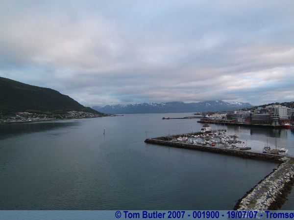 Photo ID: 001900, The view from the bridge linking Troms to the mainland, Troms, Norway