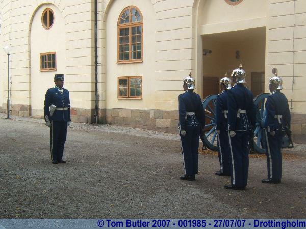 Photo ID: 001985, Changing of the guard, Drottingholm, Sweden