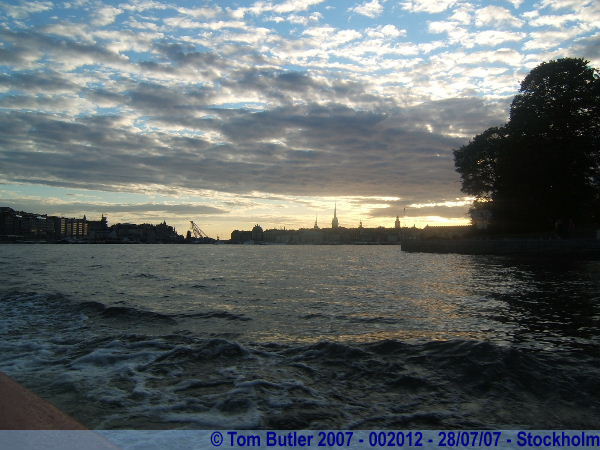 Photo ID: 002012, Sunset on the Baltic, Stockholm, Sweden