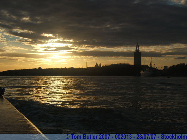 Photo ID: 002013, Sunset on Lake Mlaren, Stockholm, Sweden