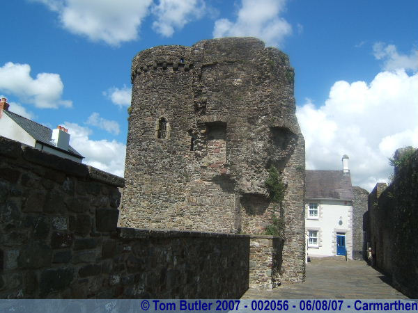 Photo ID: 002056, The remains of Carmarthen castle, Carmarthen, Wales