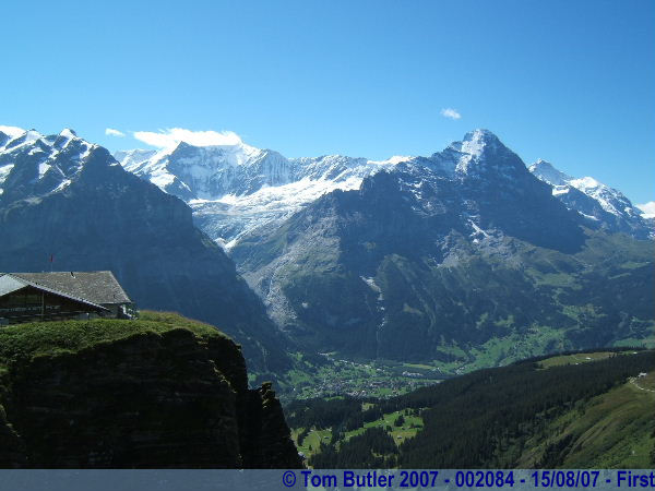 Photo ID: 002084, Looking towards the Eiger, Mnch and Jungfrau, First, Switzerland