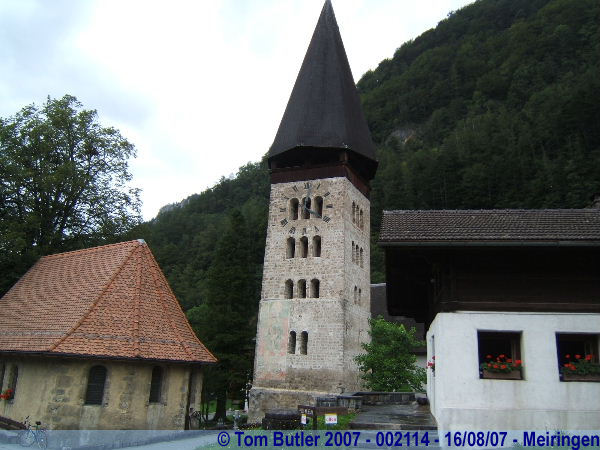 Photo ID: 002114, The church in Meiringen, Meiringen, Switzerland