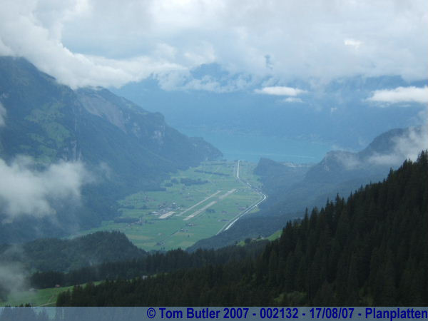 Photo ID: 002132, Descending down again, military bases in the valley at Meiringen, Planplatten, Switzerland