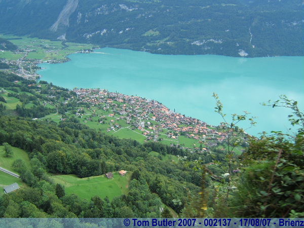Photo ID: 002137, Looking back towards Brienz and the lake, Brienz, Switzerland