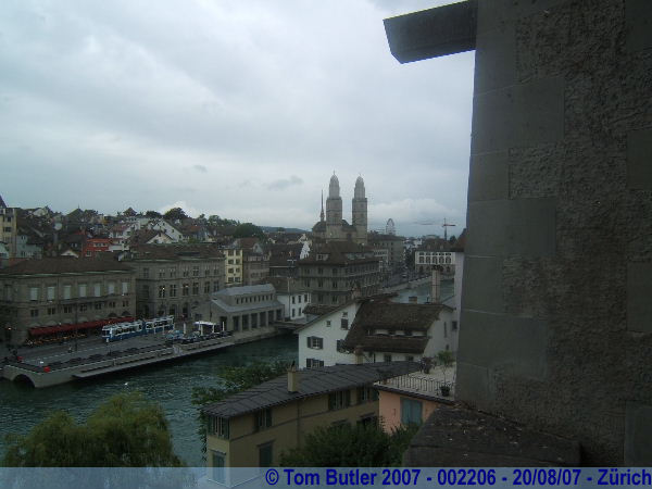Photo ID: 002206, Looking down on the city centre, Zurich, Switzerland