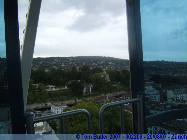 Photo ID: 002209, View from the Ferris Wheel, Zurich, Switzerland