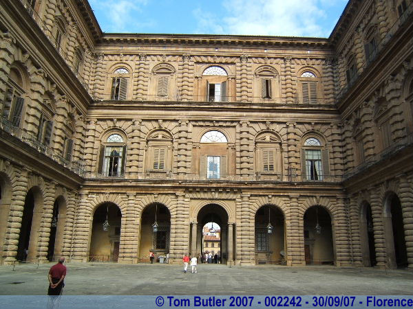 Photo ID: 002242, The courtyard of the Palazzo Pitti, Florence, Italy