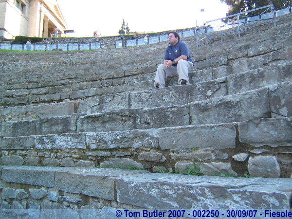 Photo ID: 002250, Sitting in the theatre, Fiesole, Italy
