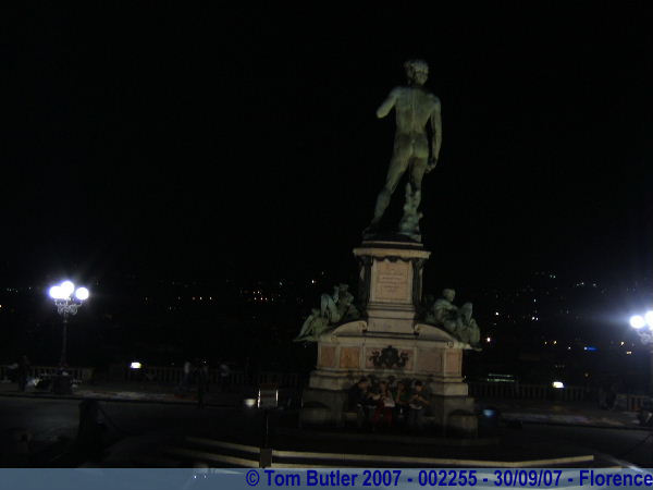 Photo ID: 002255, The statue of David at the Piazzale Michelangelo, Florence, Italy