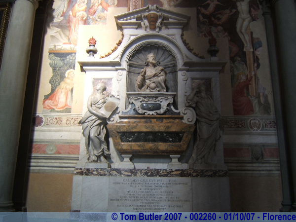 Photo ID: 002260, The tomb of Galileo Galilei, Florence, Italy
