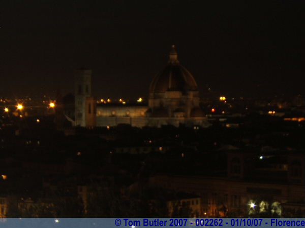 Photo ID: 002262, The Duomo seen from the Piazzale Michelangelo, Florence, Italy