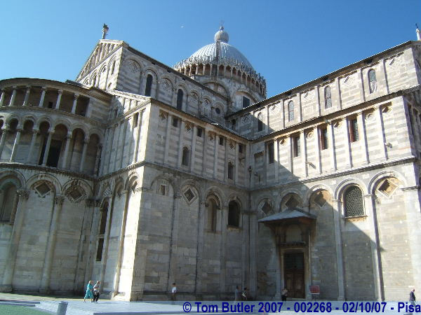Photo ID: 002268, The imposing bulk of the cathedral, Pisa, Italy