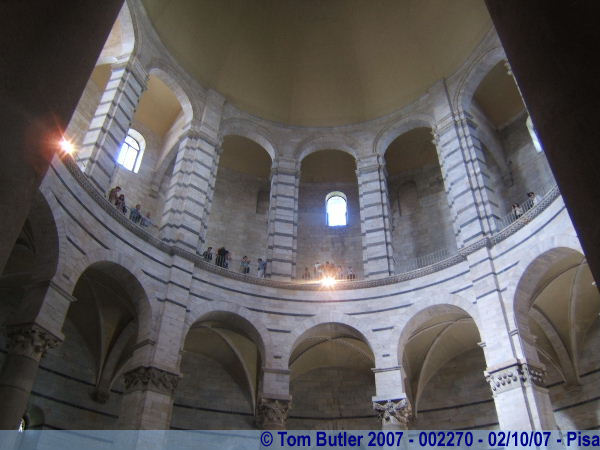 Photo ID: 002270, Inside the baptistery, Pisa, Italy