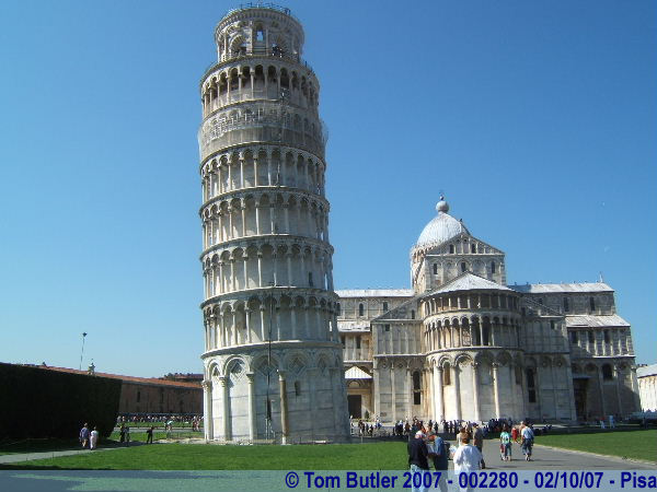 Photo ID: 002280, The tower and the cathedral, Pisa, Italy